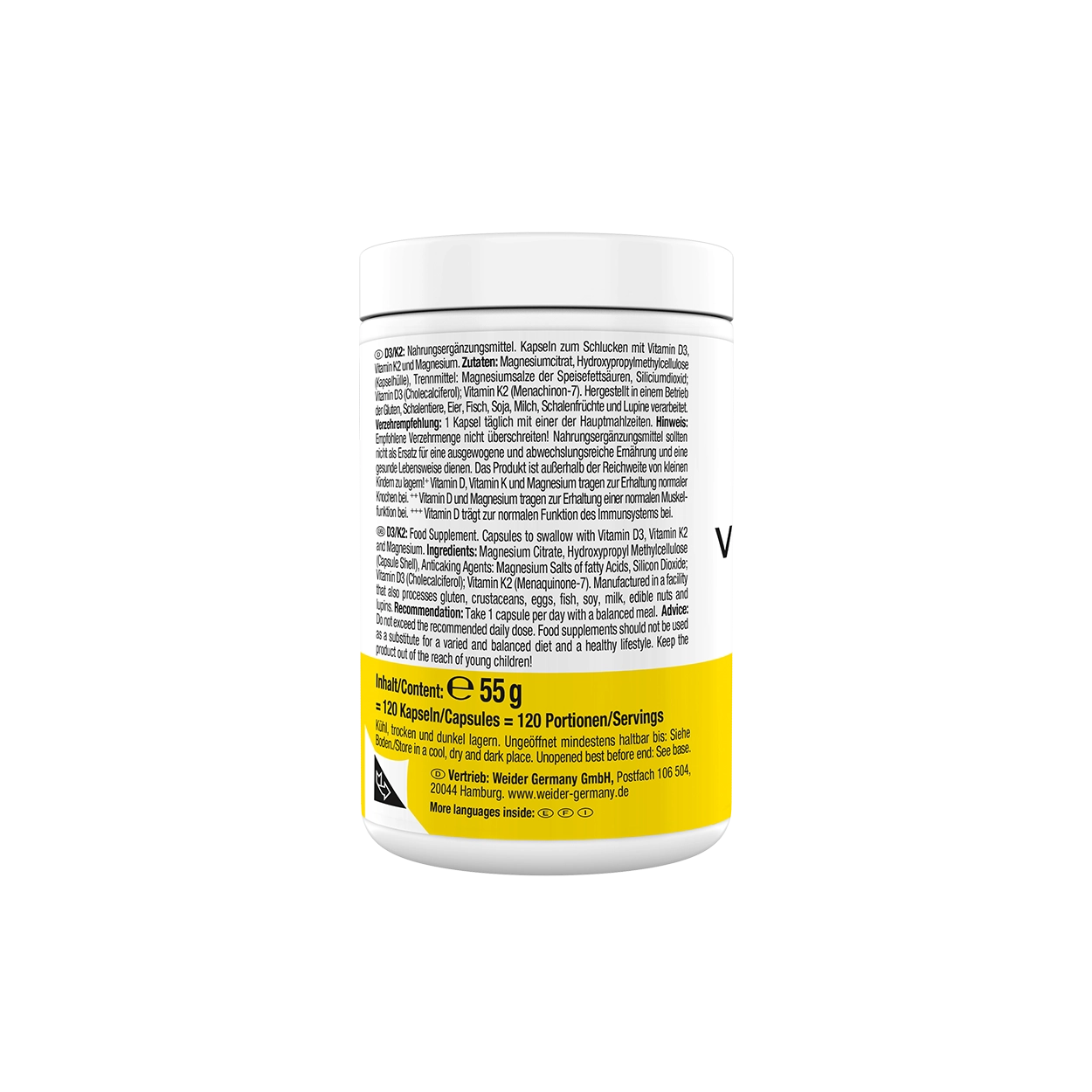 Capsule di vitamina D3/K2