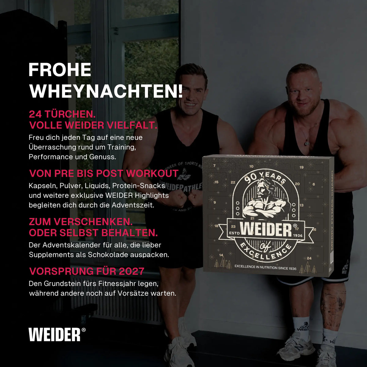 WEIDER Adventskalender 2026