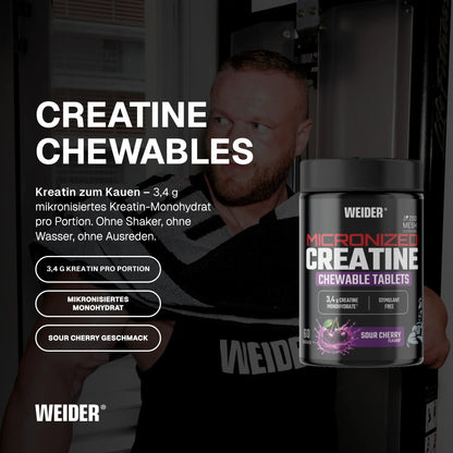 Microniseerde creatine kauwbare tabletten